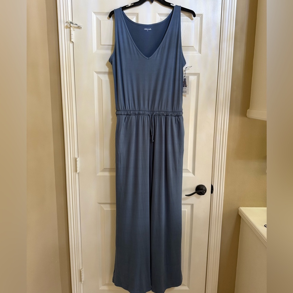 NWT - Blue Sleeveless Jumpsuit